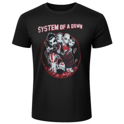 pánské tričko System Of A Down - Mushroom People - ROCK OFF - SOADTS22MB