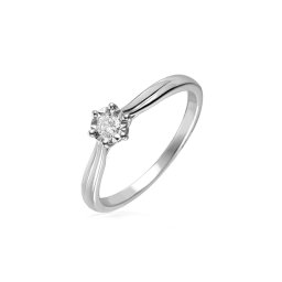 Zásnubní prsten s diamantem z bílého zlata Waiana IZBR501