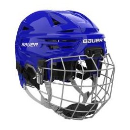 Hokejová helma Bauer Re-akt 155 Combo YTH (1064829) modrá YTH = obvod hlavy 50 - 55.0cm