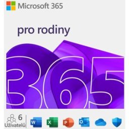 Microsoft 365 pro rodiny (elektronická licence)