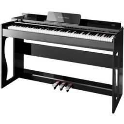 KRUGER & MATZ KMDP-135 Digitální piano, počet kláves 88, Bluetooth 5.0, černý lesk