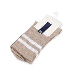 Bavlněné ponožky unisex, barva 8 (vel. 39-43) béžová