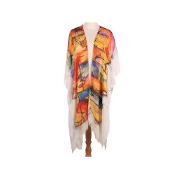 Plážové kimono na plavky, barva 1 hořčicová