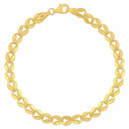 Silvego Zlatý náramek Aureon ze žlutého zlata s dvojitými očky - 5 mm - FNN1820BGY