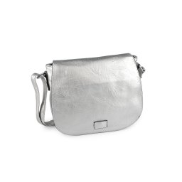 Kabelka crossbody 26x23 cm, barva 14 stříbrná