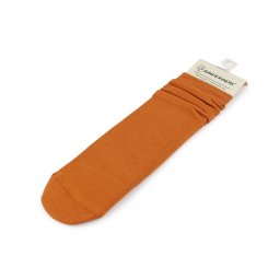 Dámské / dívčí bavlněné ponožky, barva 4 oranžová tmavá