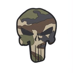 101INC nášivka PUNISHER velcro 3D plastová FRENCH CAMO
