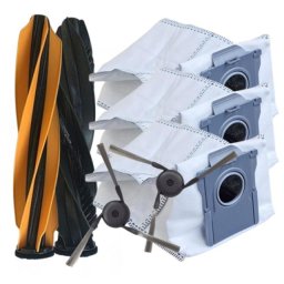 6ks Kartáče a sáčky pro DREAME Aqua10 Roller, D20 Pro+, L40s, L50, L50s, X50, X60, Matrix 10 a Mova
