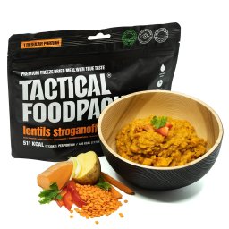 TACTICAL FOODPACK jídlo dehydrované čočkový Stroganov