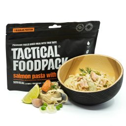 TACTICAL FOODPACK jídlo dehydrované těstoviny s lososem na bílém víně