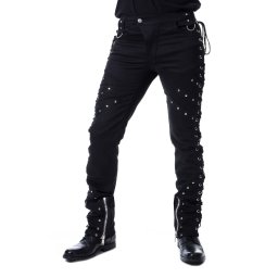 kalhoty pánské VIXXSIN - HUDSON - BLACK - P-HUDSONM-B