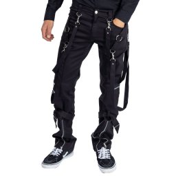 kalhoty pánské HEARTLESS - BRONTE - BLACK - P-BRONTM-B