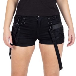 kraťasy dámské CHEMICAL BLACK - JOSIE - BLACK - SH-JSIE-B