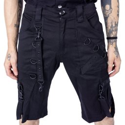kraťasy pánské POIZEN INDUSTRIES - DARGAN - BLACK - P-DARAM-B
