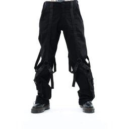 pánské kalhoty - baggy CHEMICAL BLACK - CASIMIR - BLACK - P-CSMRM-B