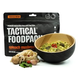 TACTICAL FOODPACK jídlo dehydrované těstoviny se špenátem a houbami