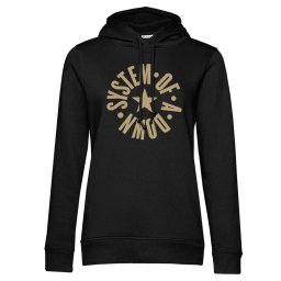 dámská mikina System Of A Down - Circle Star Logo - Black - HYBRIS - WMX-57-SOAD007-BK
