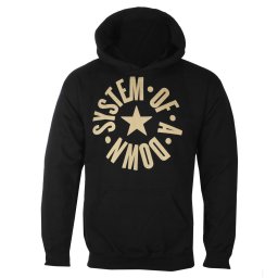 pánská mikina System Of A Down - Circle Star Logo - Black - HYBRIS - WMX-33-SOAD007-BK