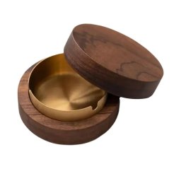 Gaira® Popelník Walnut 8343, Barva zlatá