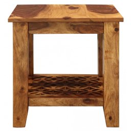 indickynabytek.cz - Odkládací stolek Mira 45x45x45 z indického masivu palisandr / sheesham