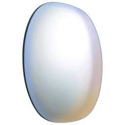 Výprodej Glass Italia designová zrcadla Shimmer Mirror Oval (100 x 80 cm) - bez podsvícení