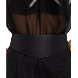 korzetový pásek - pás KILLSTAR - KIHILIST OBSIDIENNE - černý - KSRA014958