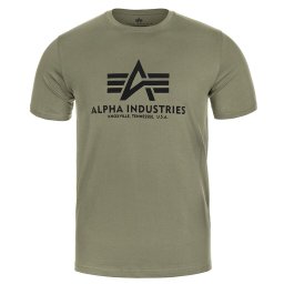 Triko Basic Big Logo Alpha Industries OLIVE vel. XXL