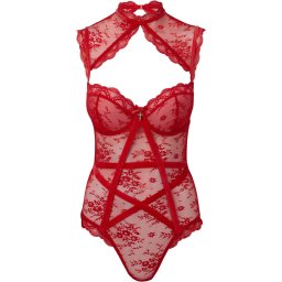 body dámské KILLSTAR - Dark Desire Lace - SCARLET - KSRA004442
