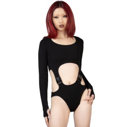 body dámské KILLSTAR - Mutation - Black - KSRA008546