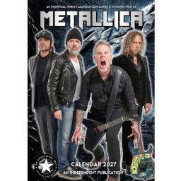 kalendář na rok 2027 METALLICA - DRM-014