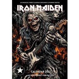 kalendář na rok 2027 IRON MAIDEN - DRM-011