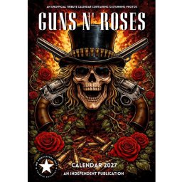kalendář na rok 2027 GUNS N' ROSES - DRM-027