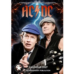 kalendář na rok 2027 AC/DC - DRM-001