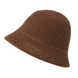 Gaira® Letní klobouk 7313, Barva tmavě hnědá