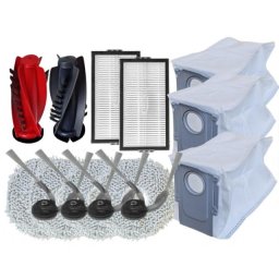 15ks HEPA filtry, kartáče, mopy a sáčky pro ROBOROCK QRevo Curv2 Pro/ProX, Edge 2 Pro, Saros 10R/20