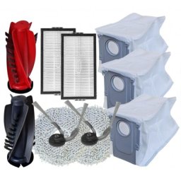 11ks HEPA filtry, kartáče, mopy a sáčky pro ROBOROCK QRevo Curv2 Pro/ProX, Edge 2, Saros 10R/20