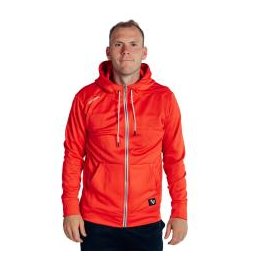 Hokejová mikina Bauer Fleece Zip Hoodie Team Red SR (1060783) SR L = výška postavy 180 - 185cm