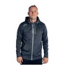 Hokejová mikina Bauer Fleece Zip Hoodie Team Grey SR (1060782) SR S = výška postavy 165 - 175cm