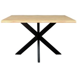 indickynabytek.cz - Jídelní stůl s kovovými nohami 140x90 cm z masivu mango