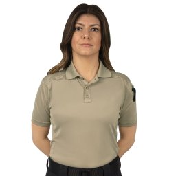Polokošile dámská TACTICAL PERFORMANCE krátký rukáv SILVER TAN vel. M