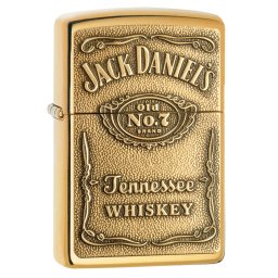 zapalovač ZIPPO - Jack Daniel’s® - Label - Brass Emblem - 24146