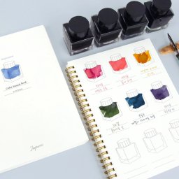 Wearingeul Impression Ink Color Swatch Book A5 vzorník inkoustů 40 listů prémiový papír