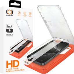 Tvrzené sklo Tel Protect HD Titan Dust-Free Easy Fit iPhone 16 Pro Max, černé