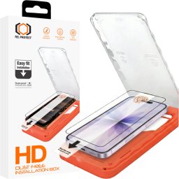 Tvrzené sklo Tel Protect HD Titan Dust-Free Easy Fit iPhone 16 Pro/17, černé