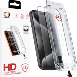 Tel Protect Dust-Free Easy Fit Full Glue 6D iPhone 16, černé