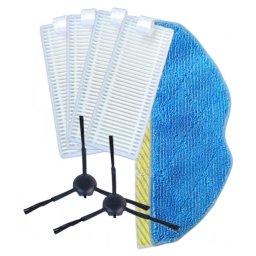 8ks HEPA filtry, kartáčky a mopy pro ROWENTA X-Plorer S65, S70+, S75s, S135, S140, S275, S280 a další, sada