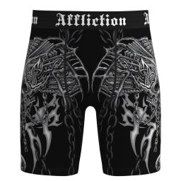 pánské boxerky AFFLICTION - PRIMAL TECH - černé - A29884-BK