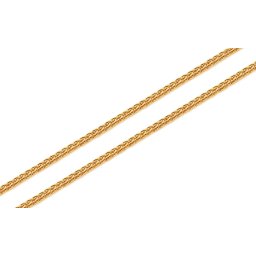 Zlatý řetízek Fox - liščí ocas 1 mm IZ16438