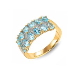 Topásový prsten 2,01 ct s diamanty Clara IZBR1368P
