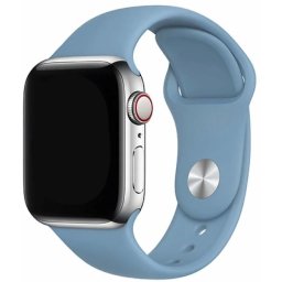 Řemínek iMore SmoothBand pro Apple Watch Series 9/8/7 (41mm) - Seversky modrý